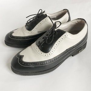 Footjoy Black Wingtip Golf Shoes Women’s 6M